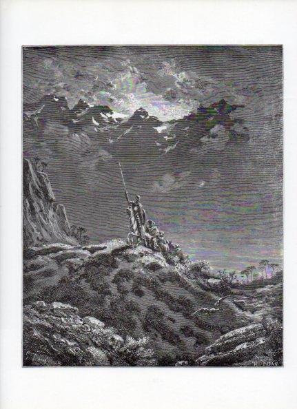 LAMINA V15908: Don Quijote de la Mancha. Ilustracion de Gustavo Dore. Modelo 024