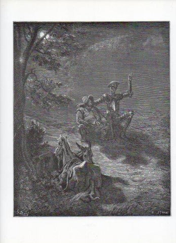 LAMINA V15931: Don Quijote de la Mancha. Ilustracion de Gustavo Dore. Modelo 047