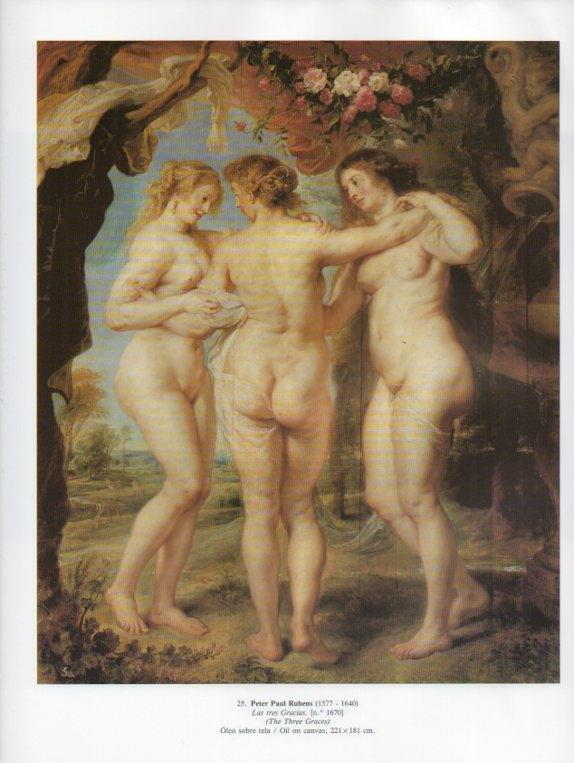 LAMINA V15869: Las tres Gracias por Rubens