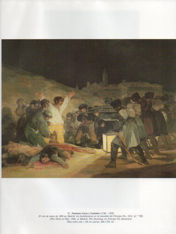 LAMINA V15830: El tres de mayo de 1808 en Madrid por Goya