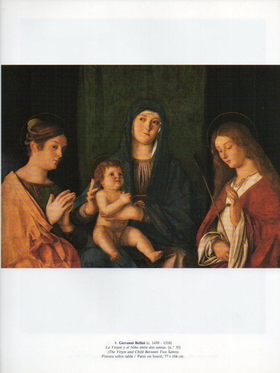 LAMINA V15836: La Virgen y el Niño entre dos santas por Giovanni Bellini