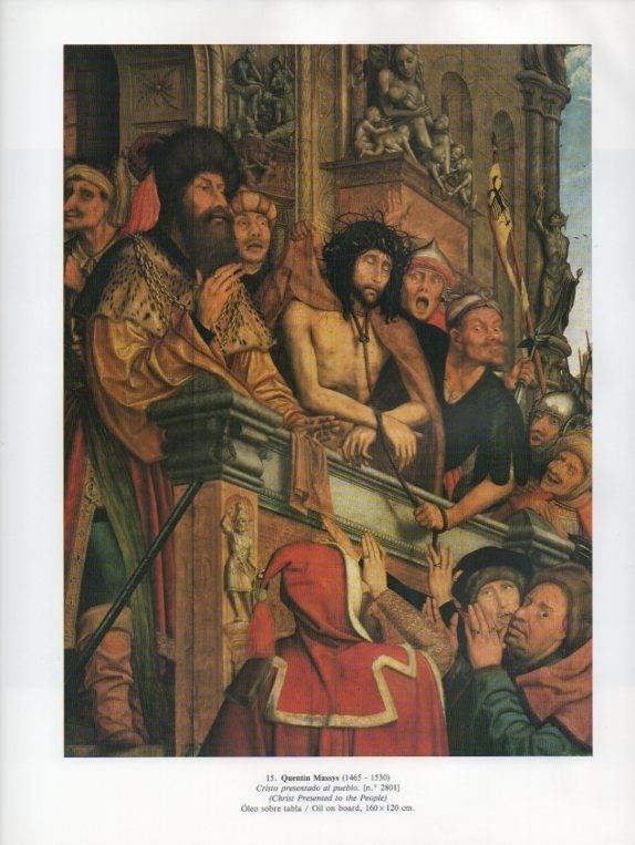 LAMINA V15864: Cristo presentado al pueblo por Quentin Massys
