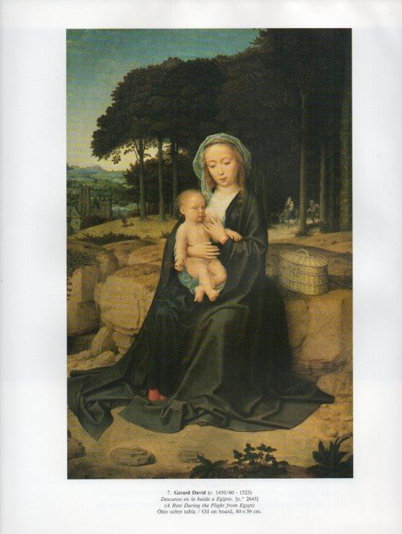 LAMINA V15860: Descanso en la huida a Egipto por Gerard David