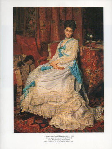 LAMINA V15857: La marquesa de Manzanedo por Meissonier