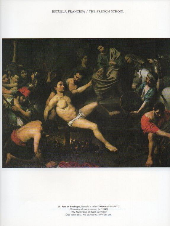 LAMINA V15851: El martirio de San Lorenzo por Valentin