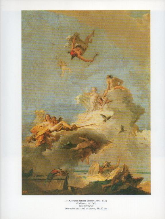 LAMINA V15850: El Olimpor por Tiepolo