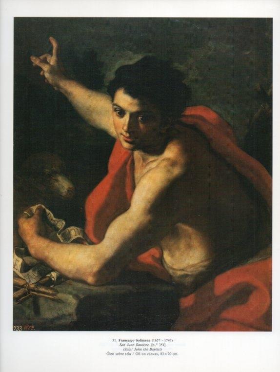 LAMINA V15847: San Juan Bautista por Francesco Solimena