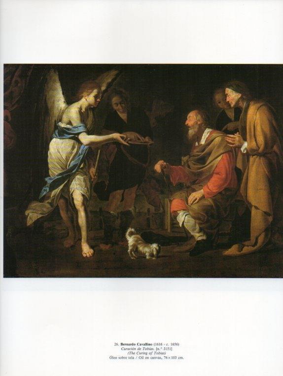 LAMINA V15845: Curacion de Tobias por Bernardo Cavallino