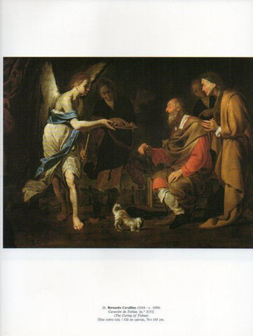 LAMINA V15845: Curacion de Tobias por Bernardo Cavallino
