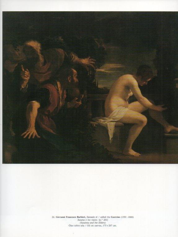 LAMINA V15844: Susana y los viejos por Guercino