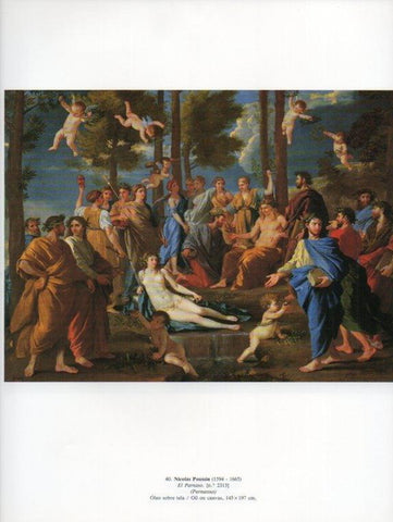 LAMINA V15852: El Parnaso por Nicolas Poussin