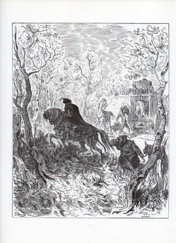 LAMINA V15932: Don Quijote de la Mancha. Ilustracion de Gustavo Dore. Modelo 048
