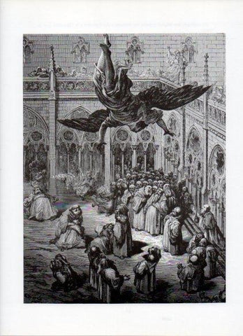 LAMINA V16023: Orlando Furioso ilustracion de Gustavo Dore. Modelo 139