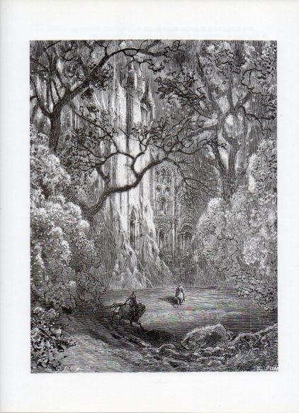 LAMINA V16018: Orlando Furioso ilustracion de Gustavo Dore. Modelo 134
