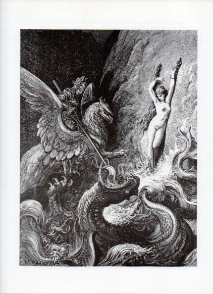 LAMINA V16015: Orlando Furioso ilustracion de Gustavo Dore. Modelo 131