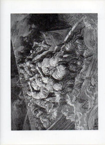 LAMINA V16011: Orlando Furioso ilustracion de Gustavo Dore. Modelo 127