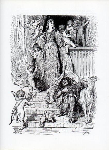 LAMINA V15998: Orlando Furioso ilustracion de Gustavo Dore. Modelo 114