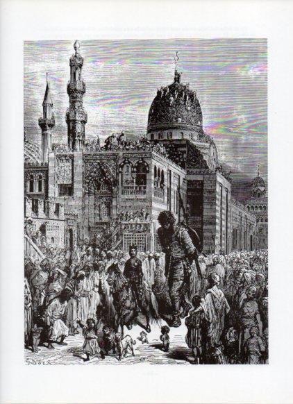 LAMINA V16028: Orlando Furioso ilustracion de Gustavo Dore. Modelo 144