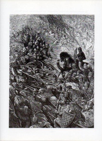 LAMINA V16030: Orlando Furioso ilustracion de Gustavo Dore. Modelo 146