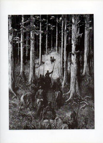 LAMINA V16058: Orlando Furioso ilustracion de Gustavo Dore. Modelo 174