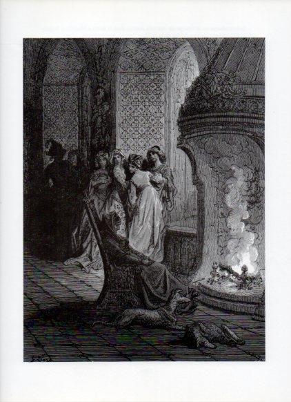 LAMINA V16055: Orlando Furioso ilustracion de Gustavo Dore. Modelo 171