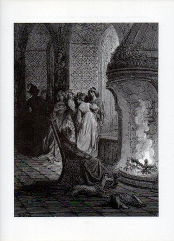 LAMINA V16055: Orlando Furioso ilustracion de Gustavo Dore. Modelo 171