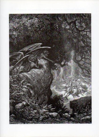 LAMINA V16052: Orlando Furioso ilustracion de Gustavo Dore. Modelo 168