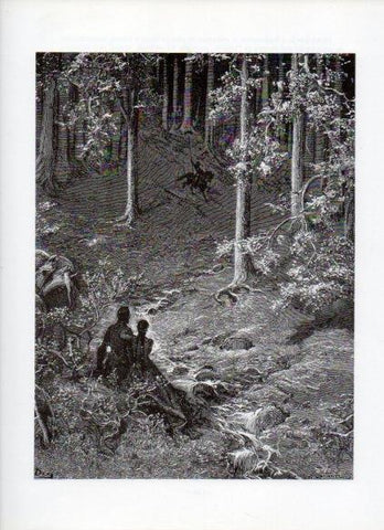 LAMINA V16048: Orlando Furioso ilustracion de Gustavo Dore. Modelo 164