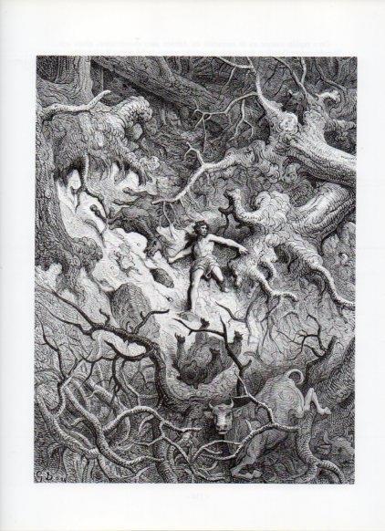 LAMINA V16047: Orlando Furioso ilustracion de Gustavo Dore. Modelo 163
