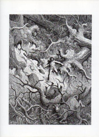 LAMINA V16047: Orlando Furioso ilustracion de Gustavo Dore. Modelo 163