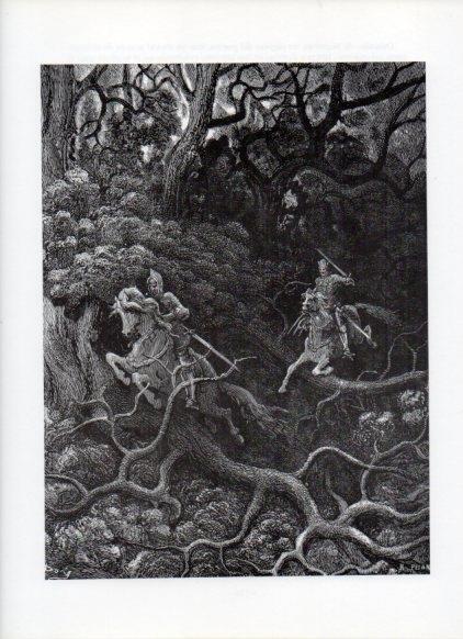 LAMINA V16043: Orlando Furioso ilustracion de Gustavo Dore. Modelo 159