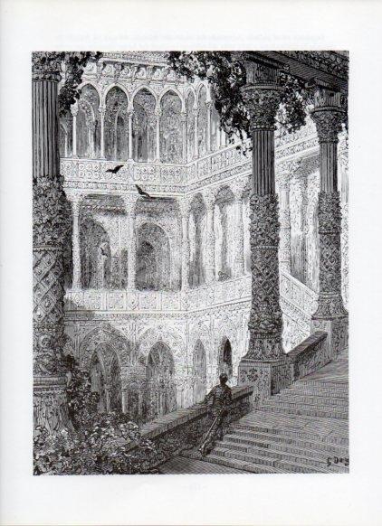 LAMINA V16042: Orlando Furioso ilustracion de Gustavo Dore. Modelo 158