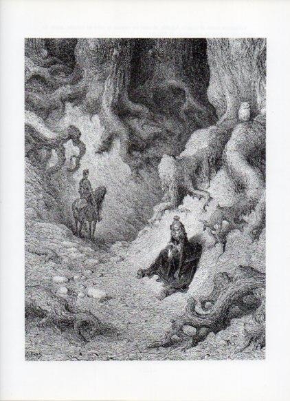 LAMINA V16041: Orlando Furioso ilustracion de Gustavo Dore. Modelo 157