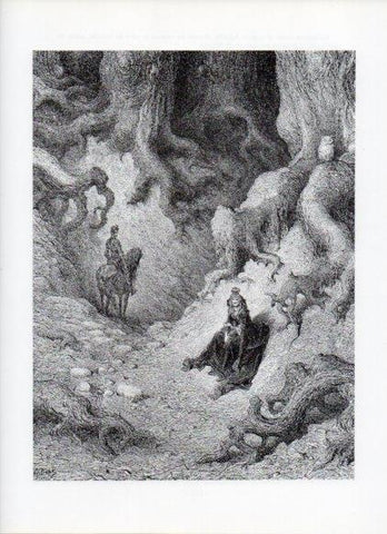 LAMINA V16041: Orlando Furioso ilustracion de Gustavo Dore. Modelo 157