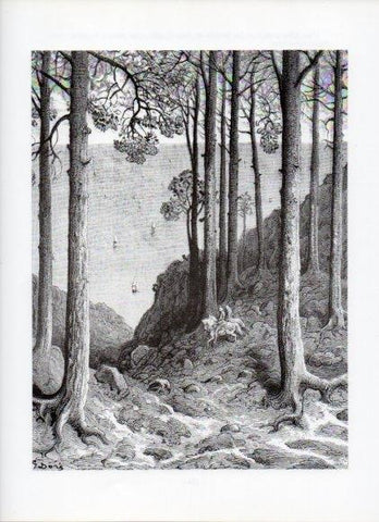 LAMINA V16038: Orlando Furioso ilustracion de Gustavo Dore. Modelo 154