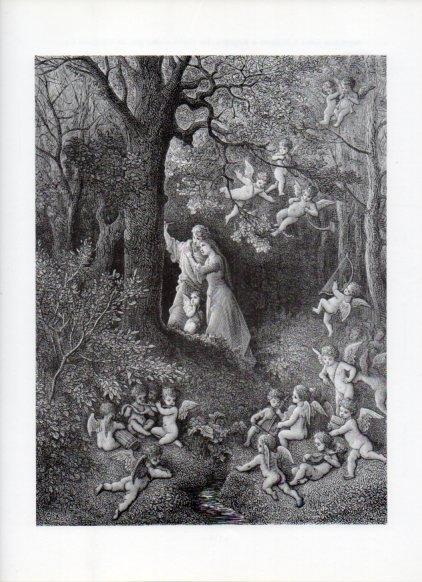 LAMINA V16037: Orlando Furioso ilustracion de Gustavo Dore. Modelo 153
