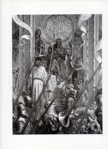 LAMINA V16036: Orlando Furioso ilustracion de Gustavo Dore. Modelo 152