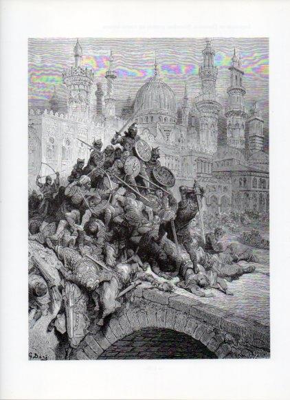 LAMINA V16035: Orlando Furioso ilustracion de Gustavo Dore. Modelo 151