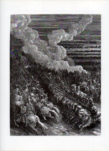 LAMINA V16032: Orlando Furioso ilustracion de Gustavo Dore. Modelo 148