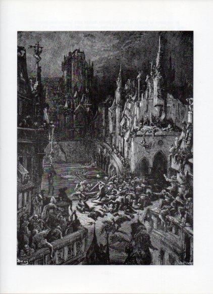 LAMINA V16031: Orlando Furioso ilustracion de Gustavo Dore. Modelo 147