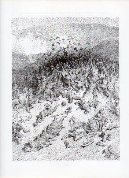 LAMINA V16044: Orlando Furioso ilustracion de Gustavo Dore. Modelo 160