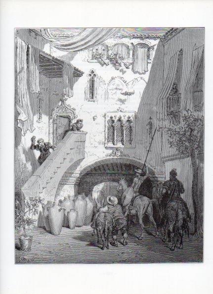 LAMINA V15933: Don Quijote de la Mancha. Ilustracion de Gustavo Dore. Modelo 049