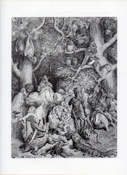 LAMINA V15997: Orlando Furioso ilustracion de Gustavo Dore. Modelo 113