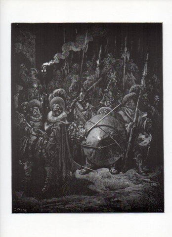 LAMINA V15961: Don Quijote de la Mancha. Ilustracion de Gustavo Dore. Modelo 077