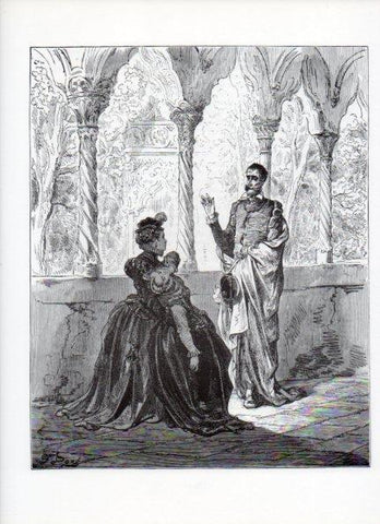 LAMINA V15957: Don Quijote de la Mancha. Ilustracion de Gustavo Dore. Modelo 073