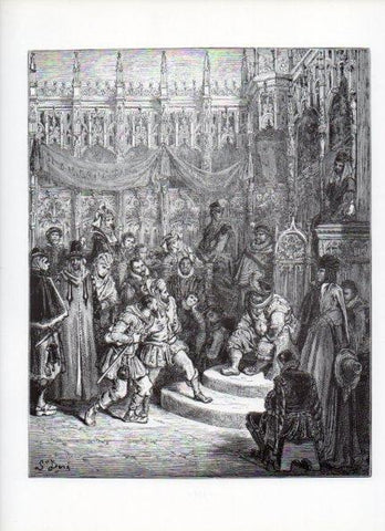 LAMINA V15956: Don Quijote de la Mancha. Ilustracion de Gustavo Dore. Modelo 072