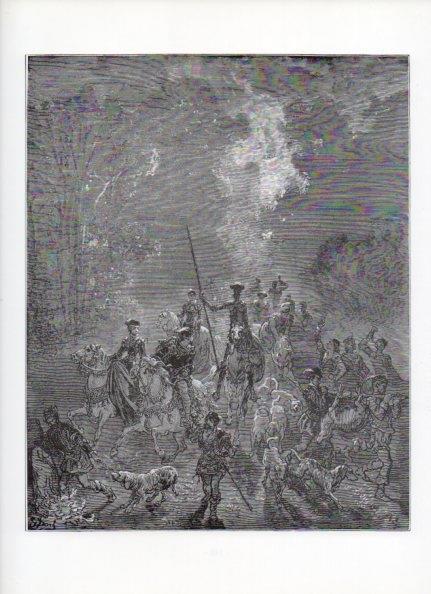 LAMINA V15953: Don Quijote de la Mancha. Ilustracion de Gustavo Dore. Modelo 069