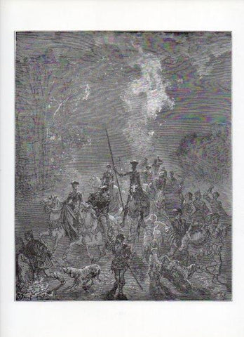 LAMINA V15953: Don Quijote de la Mancha. Ilustracion de Gustavo Dore. Modelo 069