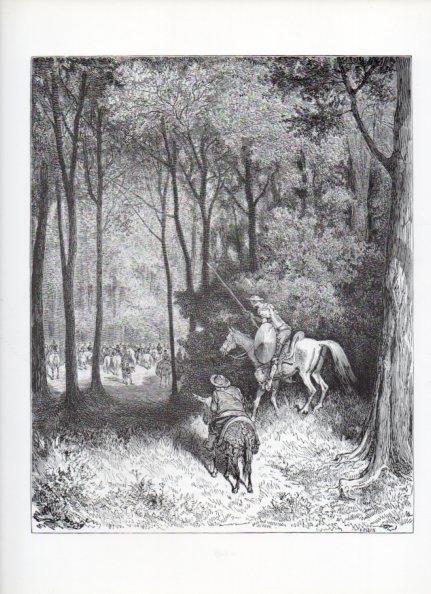 LAMINA V15949: Don Quijote de la Mancha. Ilustracion de Gustavo Dore. Modelo 065