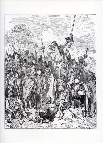 LAMINA V15947: Don Quijote de la Mancha. Ilustracion de Gustavo Dore. Modelo 063